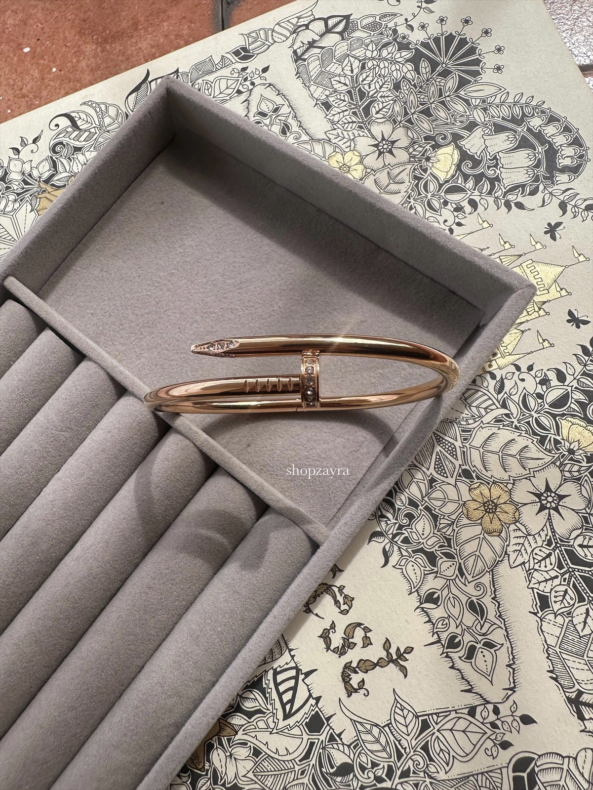 Woven Luxury Studded Cuff