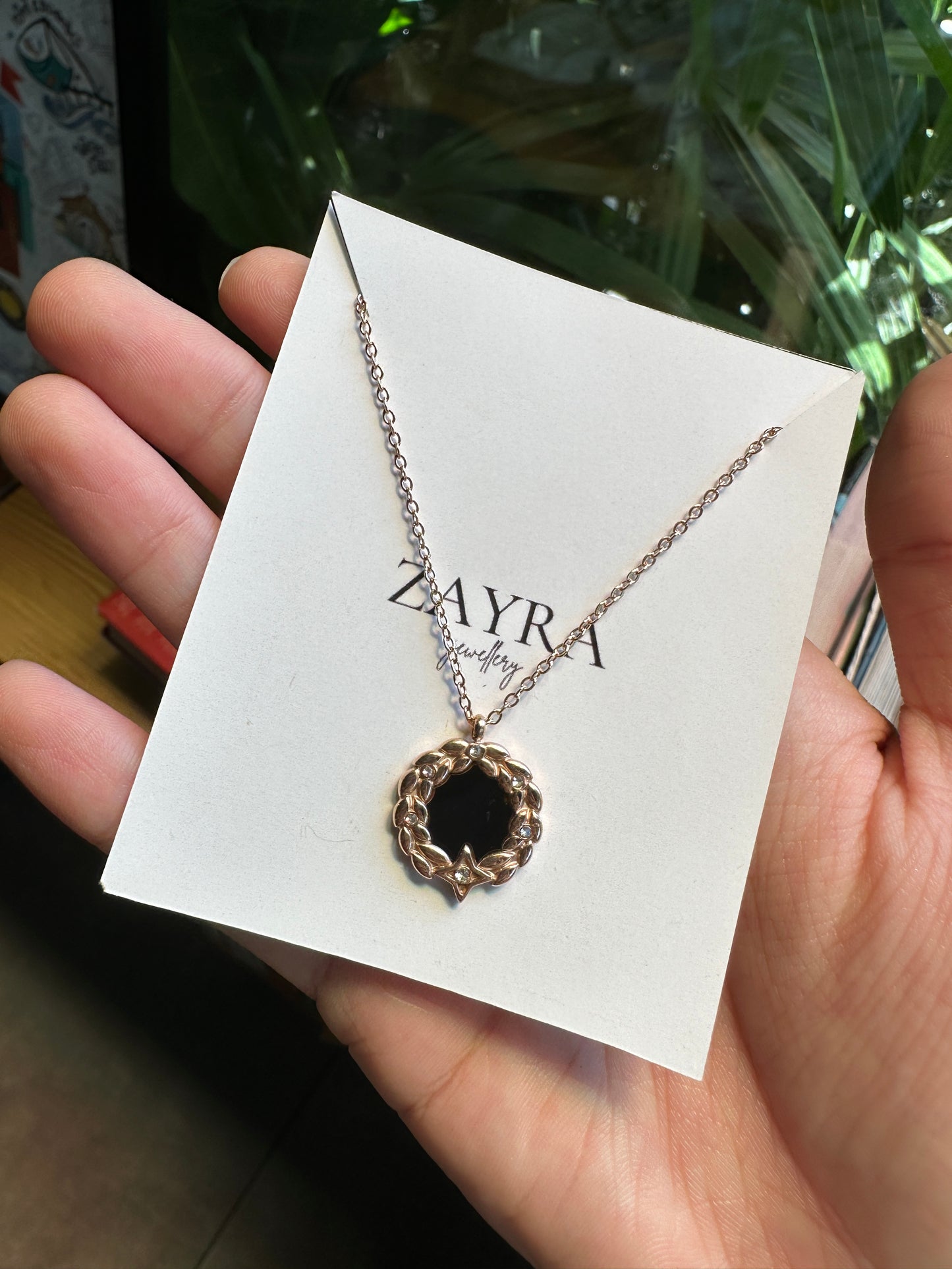 Ares Golden Black Necklace