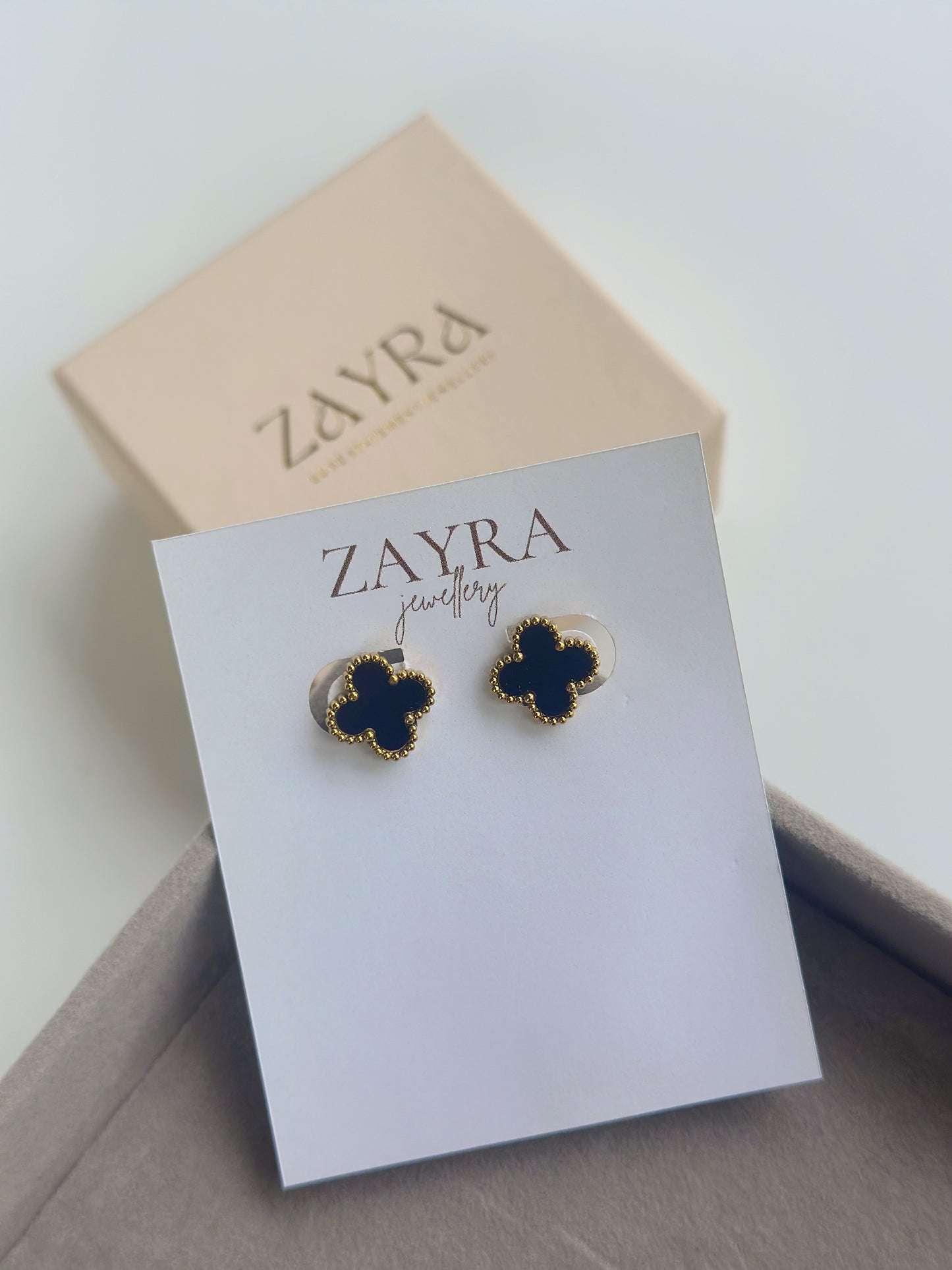 Black Ciela Earrings