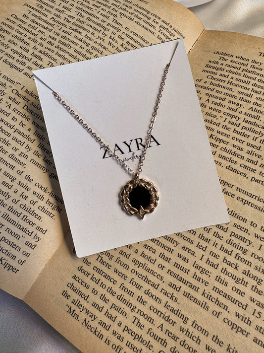 Ares Golden Black Necklace