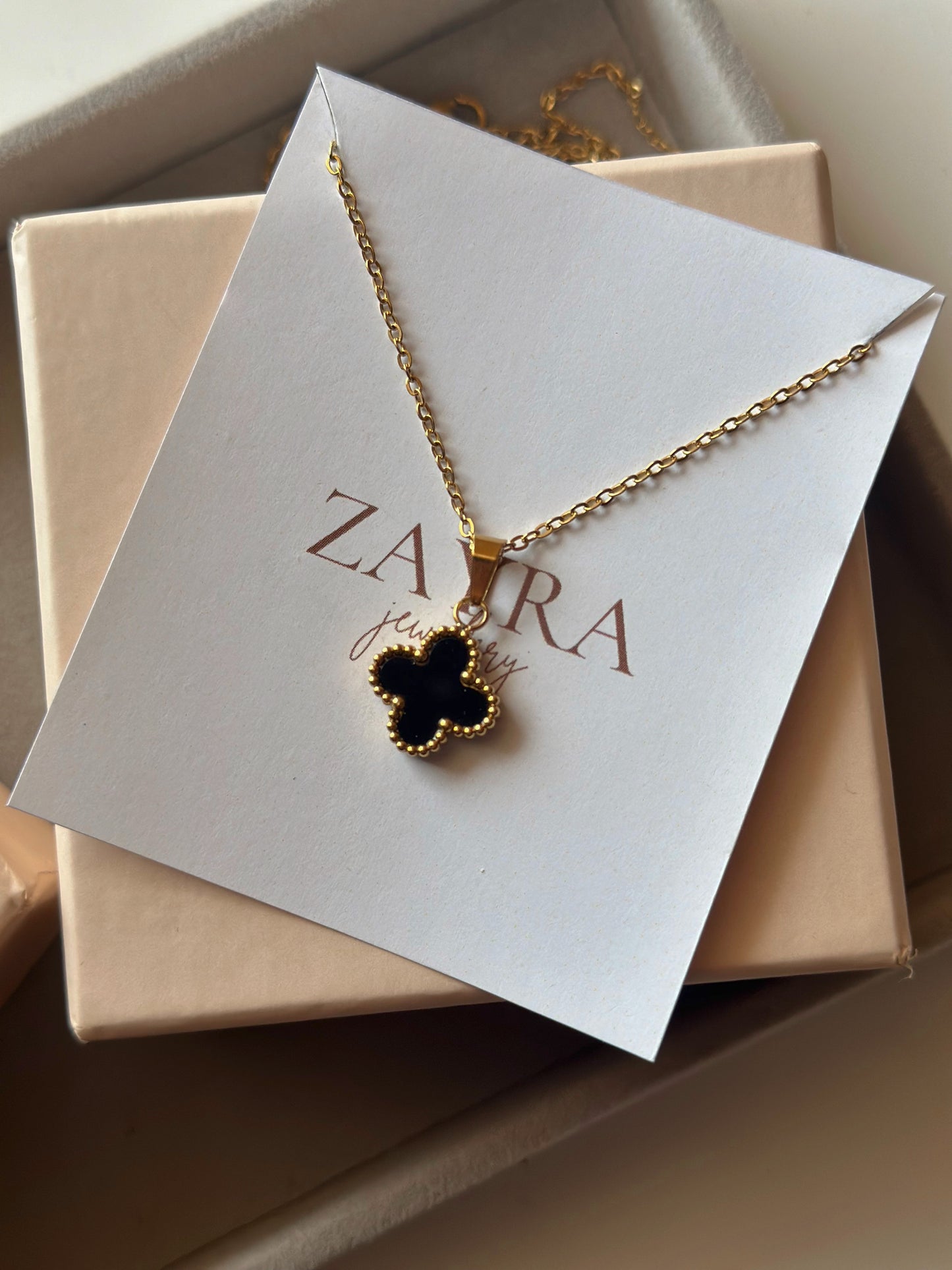 Black Clover Necklace