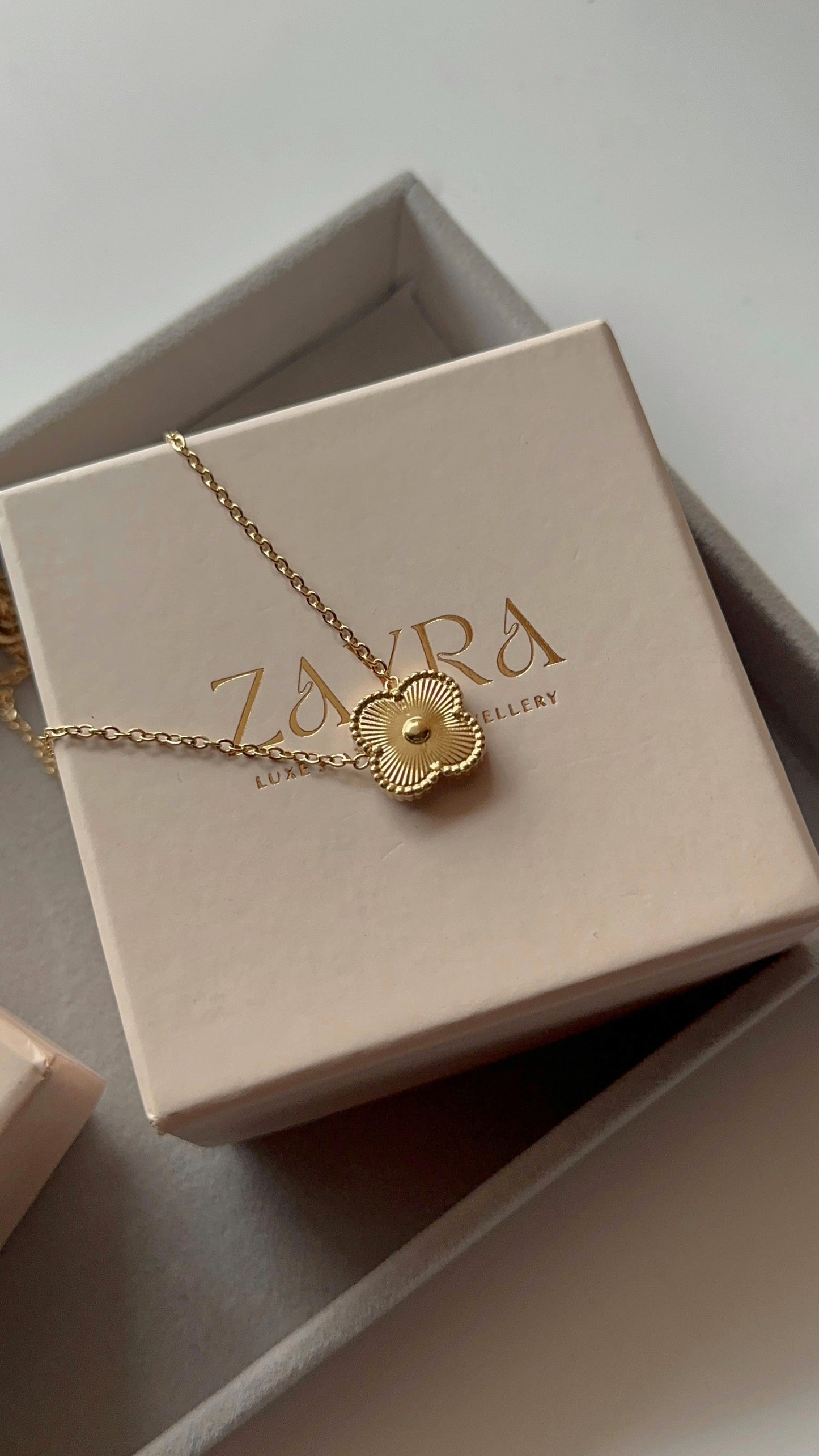 Gold Clover Necklace