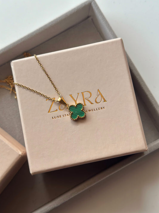 Green Clover Necklace