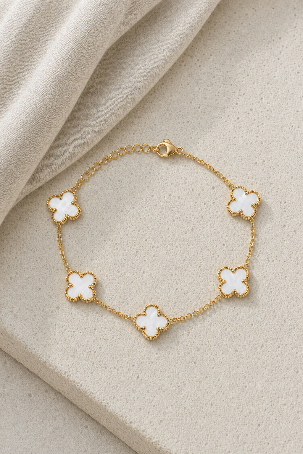 White Clover Bracelet