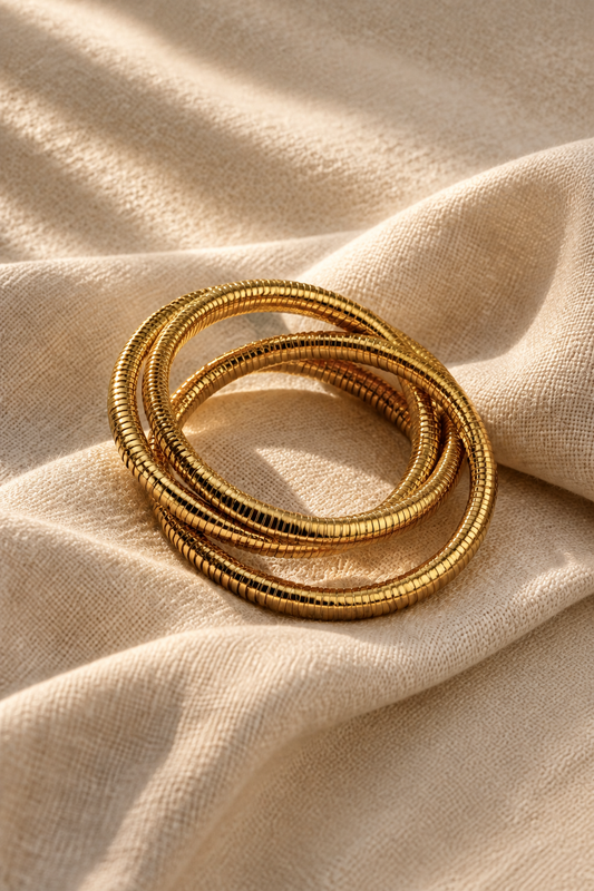 3 Coil Bracelet