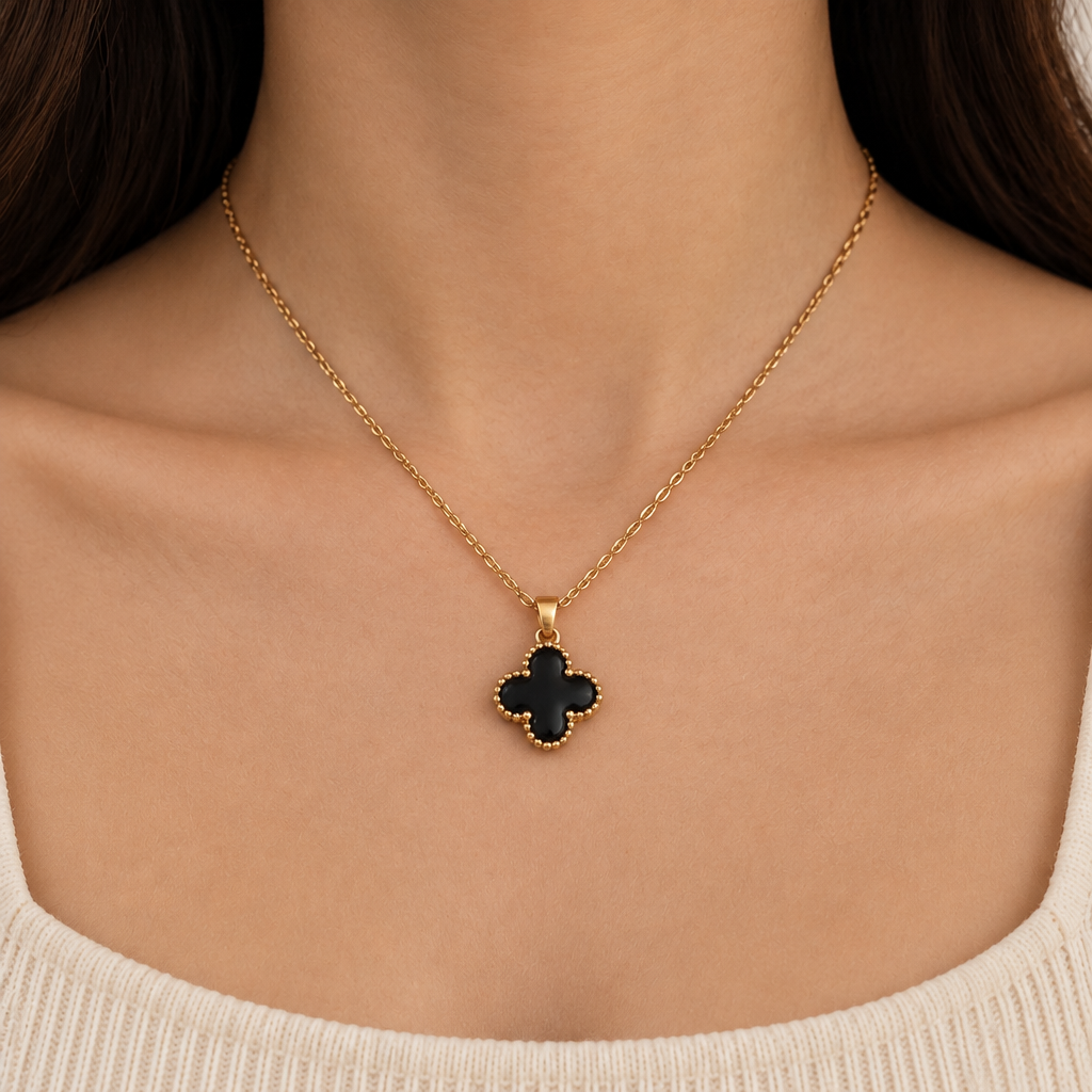 Black Clover Necklace