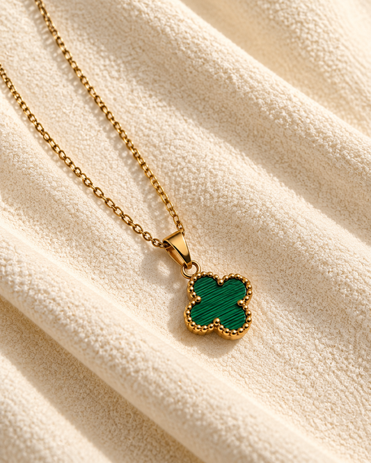 Green Clover Necklace