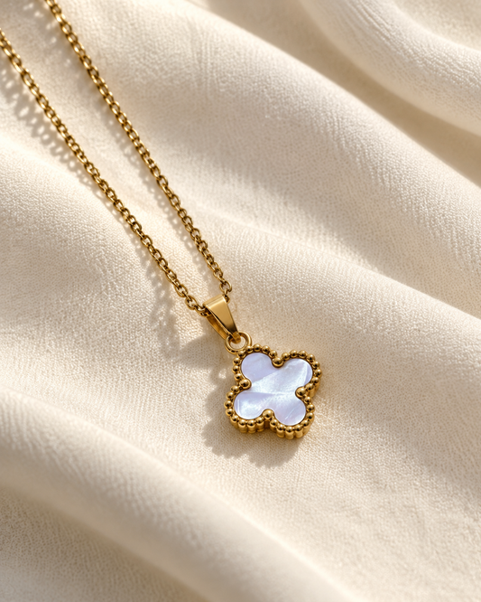 White Clover Necklace